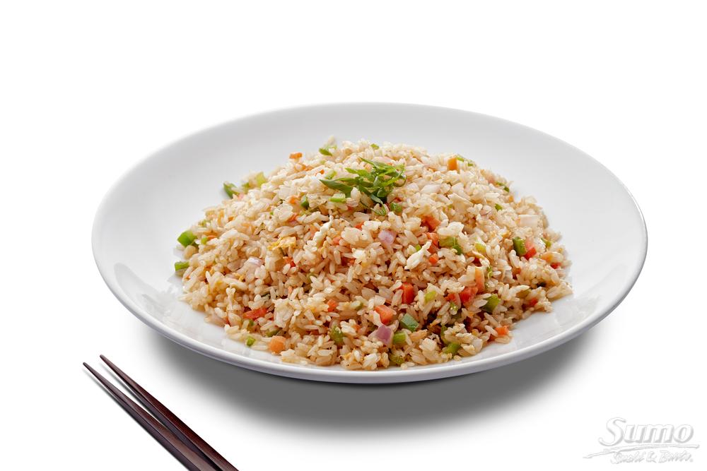 Vegetarian fried rice أرز مقلي نباتي