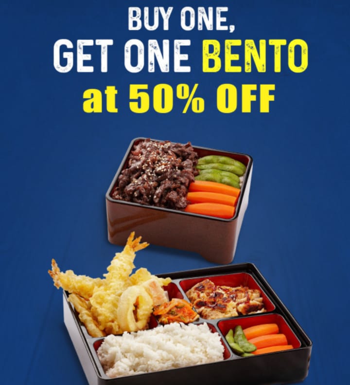 Buy 1 Get 1 Half Off